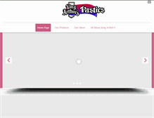 Tablet Screenshot of kingarthurspasties.com